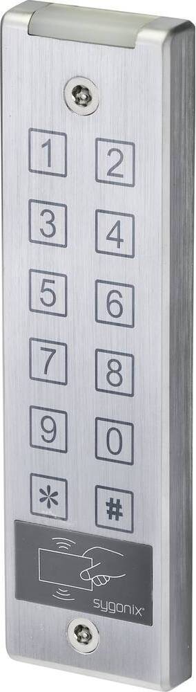 Sygonix SY-4777290 Code-Tastatur mit RFID Aufputz 12 V/DC, 24 V/DC IP65 mit Touchscreen