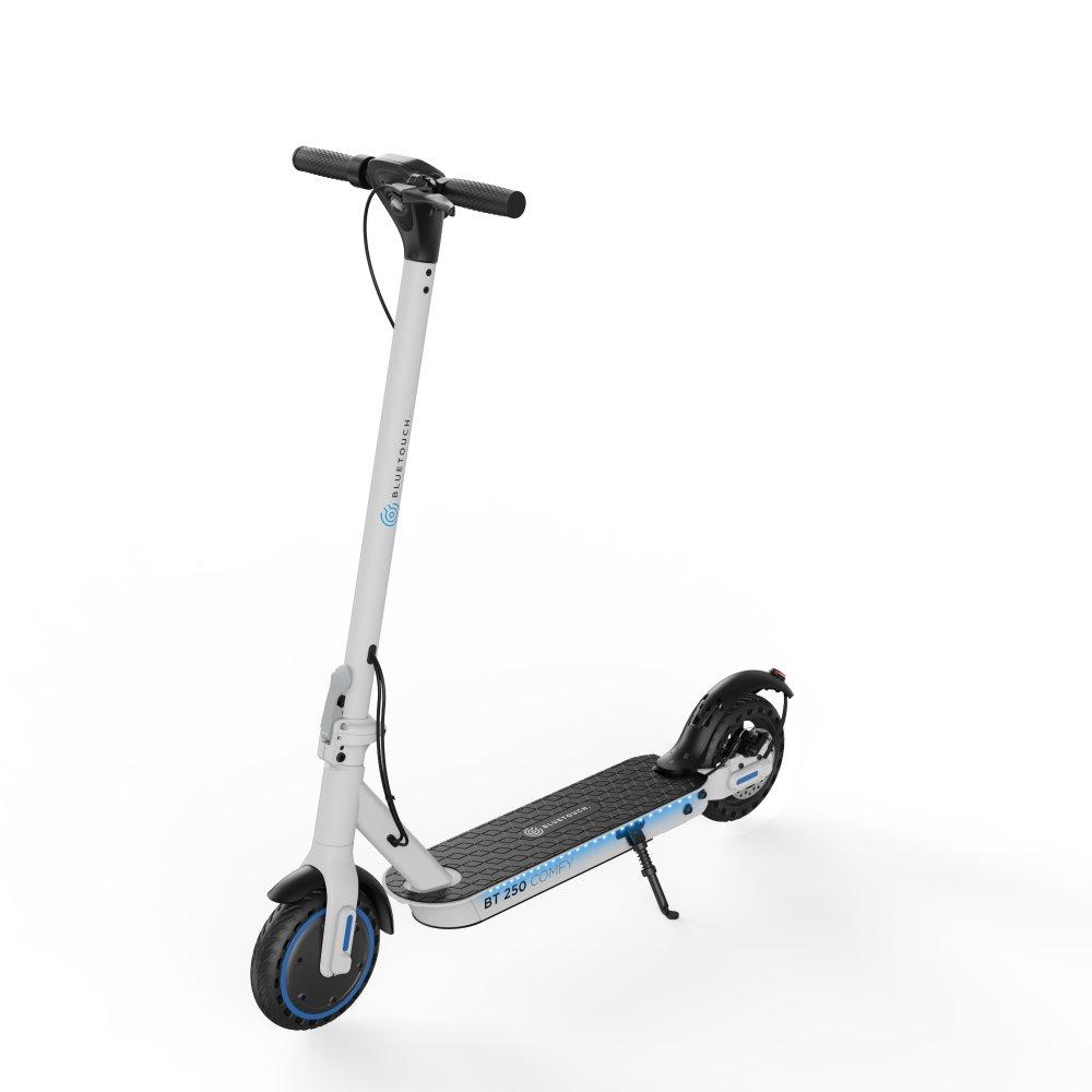 Elektrická kolobežka BLUETOUCH BT250 COMFY; bielo-modrá