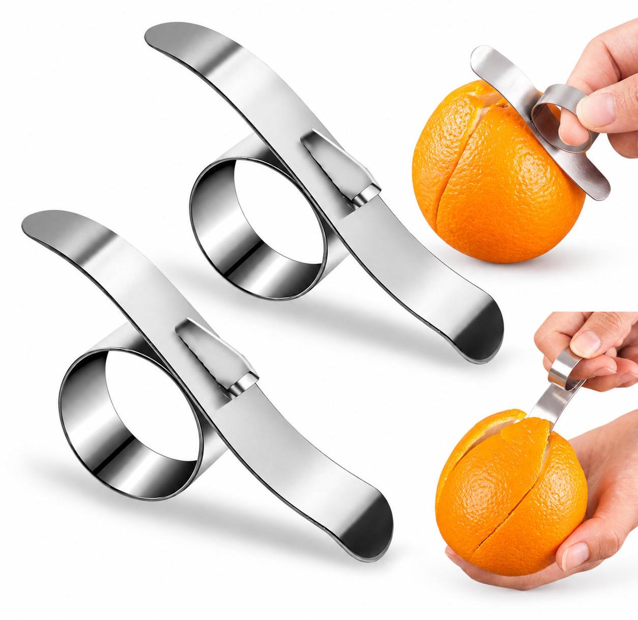 INF Edelstahl Orangenschäler (2er-Pack) 351282