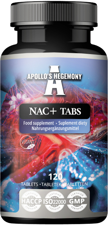 Apollo's Hegemony NAC+ 150 mg - N-Acetyl L-Cystein - 120 Vegane Tabletten - 480 Portionen APO-00352