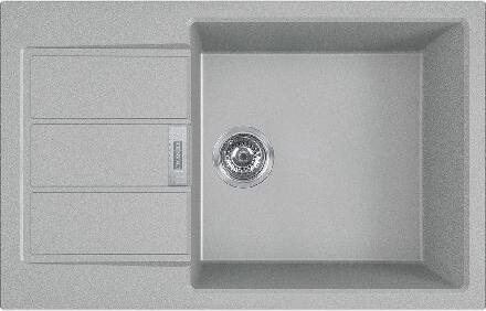 Franke Sirius 2.0 - Tectonite-Spüle S2D 611-78 XL, 780x500 mm, Grau 143.0617.617