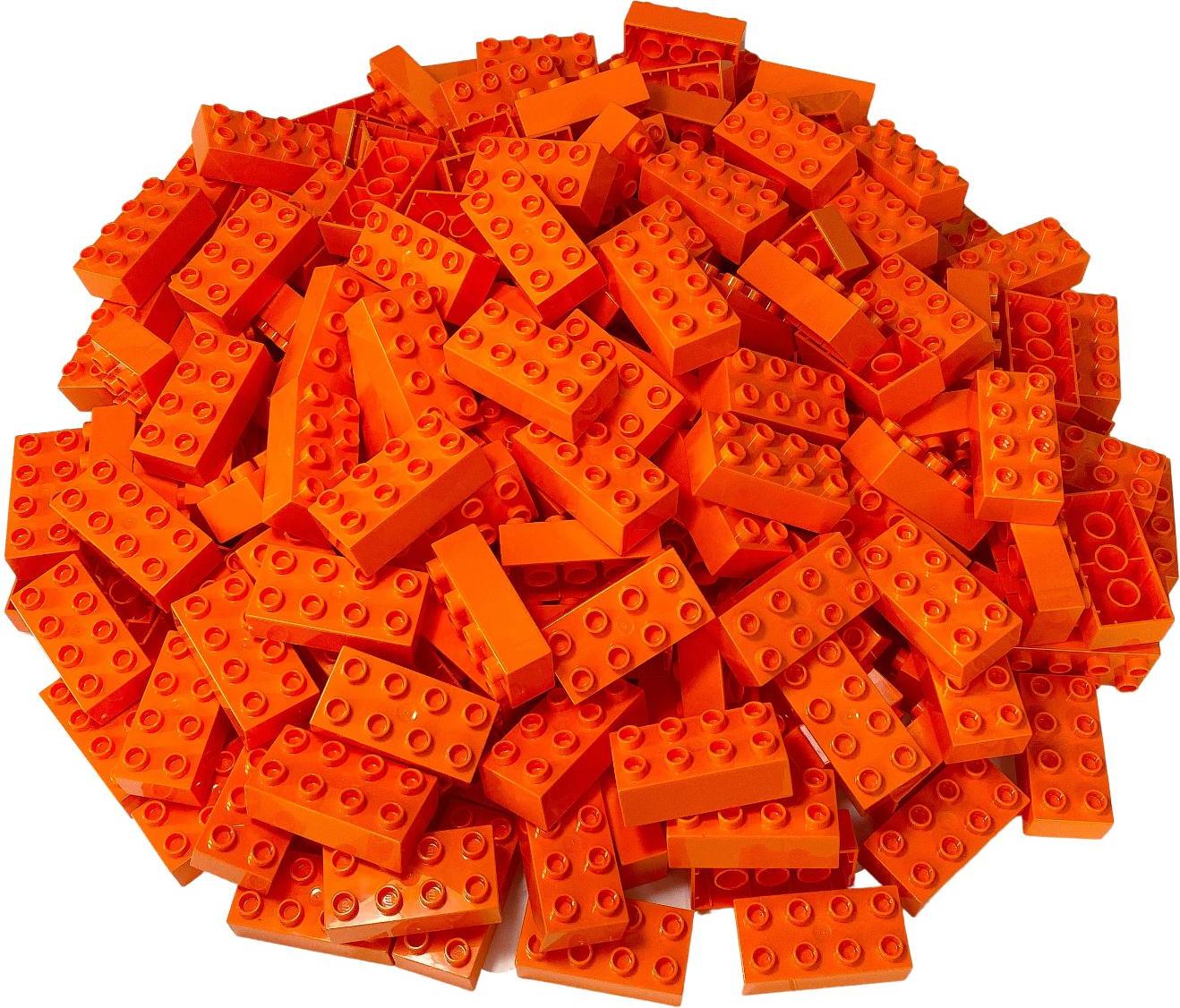 Stavebné kocky LEGO® DUPLO® 2x4 Basic Orange - 3011 NEW! Množstvo 40x