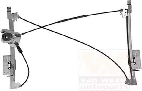 Regulátor okien vpravo vpredu z VAN Wezel bez elektromotora (0506264)