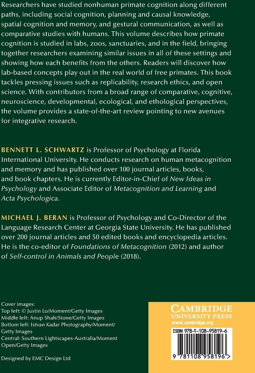 Sonstige Verlage Primate Cognitive Studies