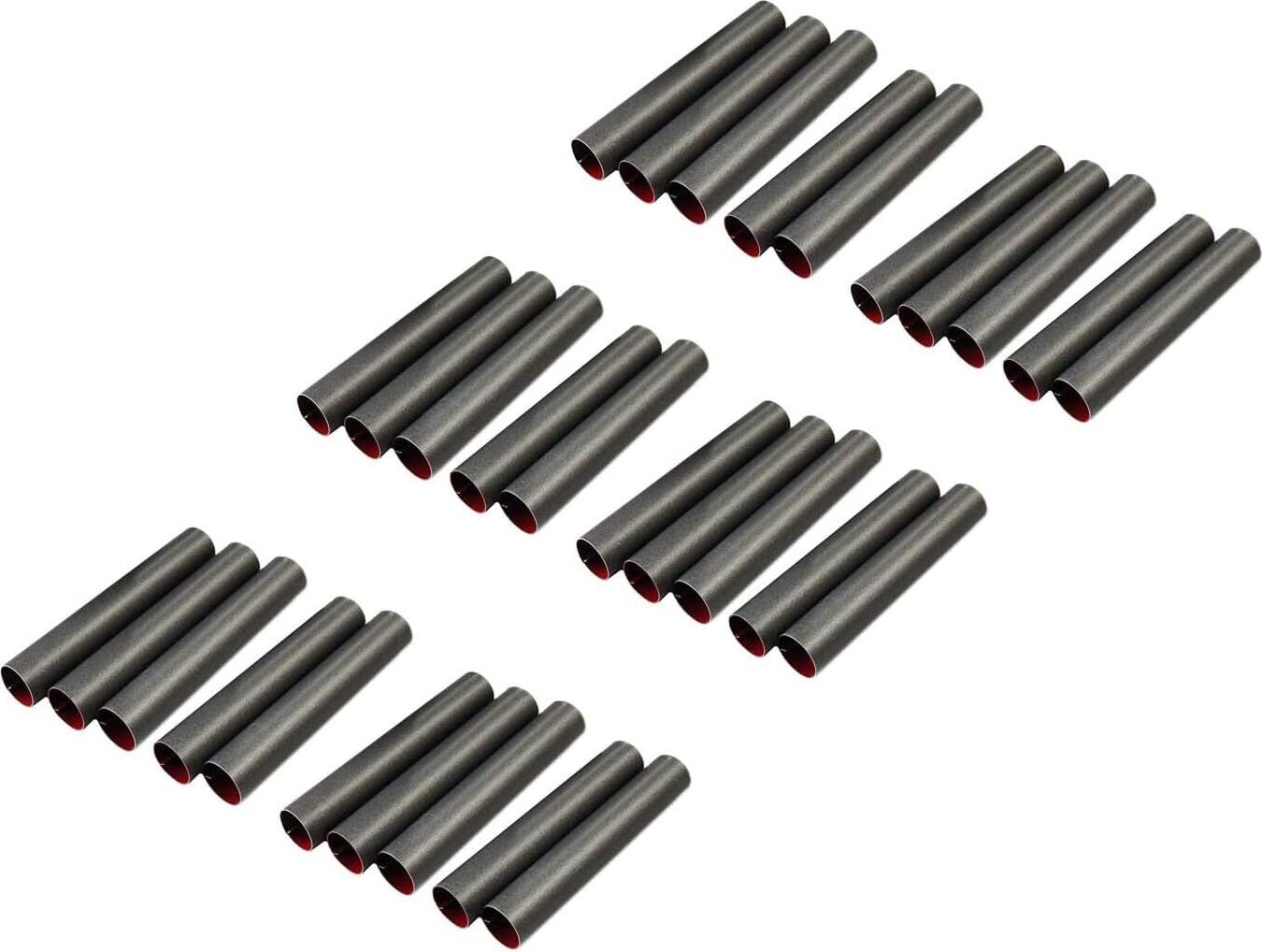 Rukauf Schaumrollen-Formen KLEIN (8 cm x 1,3cm) Antihaft-beschichtet Teflon Traditionelle Backform Schillerlockenform Gerade Röhrchen Spritztüllen Sahnerollen (30)