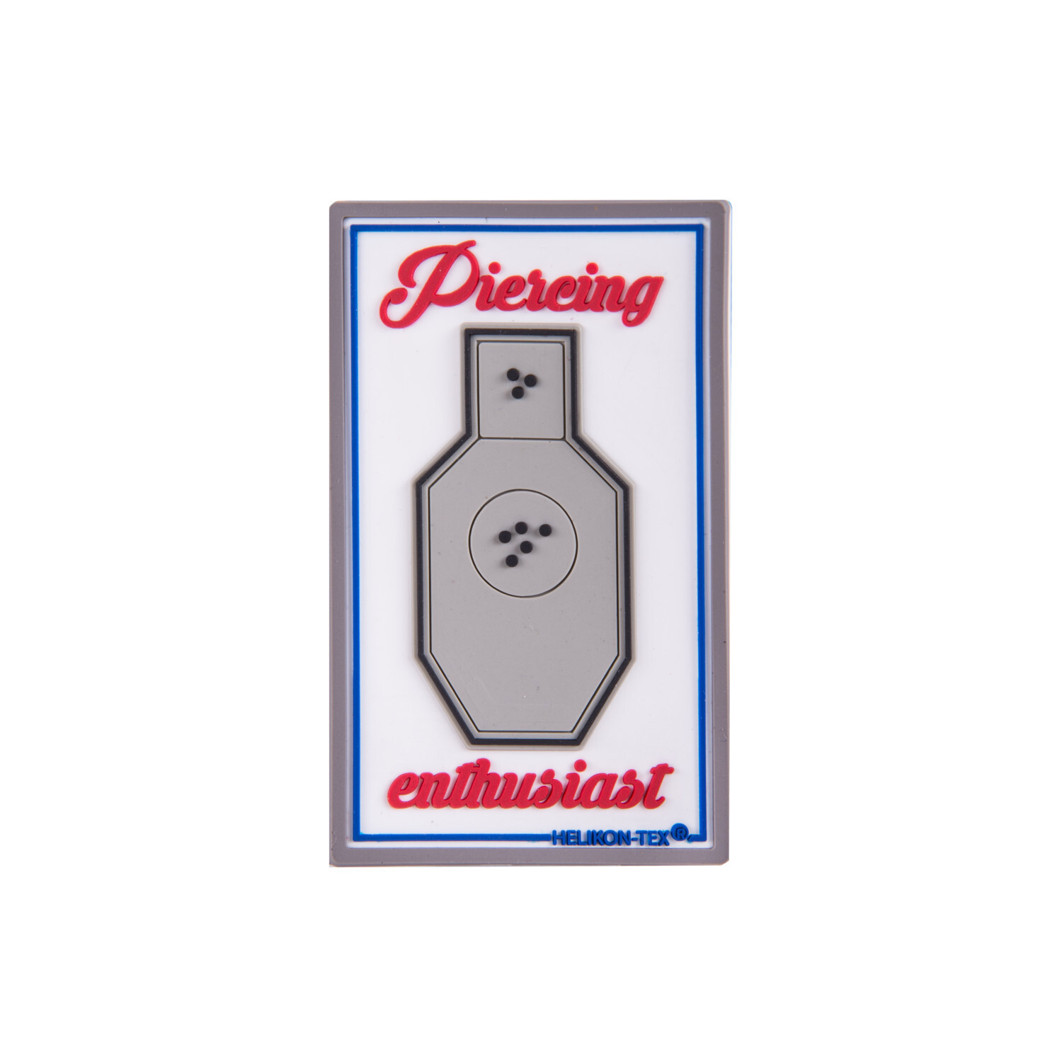 Helikon-Tex Piercing Enthusiast Patch – PVC – in mehreren Varianten erhältlich, Farbe:White OD-PCE-RB-20