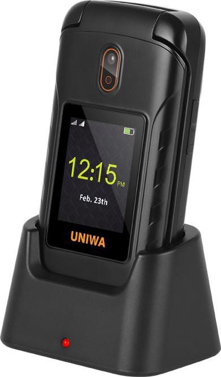 Lipa Uniwa V909T Seniorenhandy 4G – Handy für Senioren - Große Tasten- Seniorentelefon - SOS - Bluetooth – Docking – Seniorenhandy – Seniorenhandy sen04