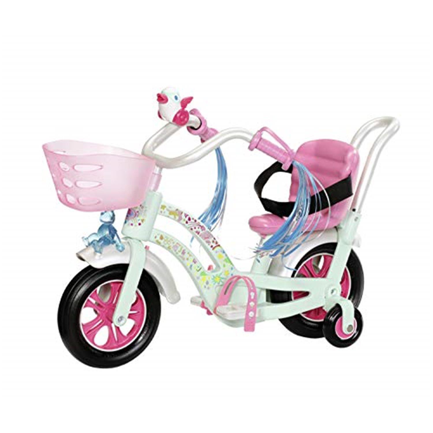 Zapf Creation Baby Born Play&Fun Fahrradsitz 43 cm Mint-Rosa 