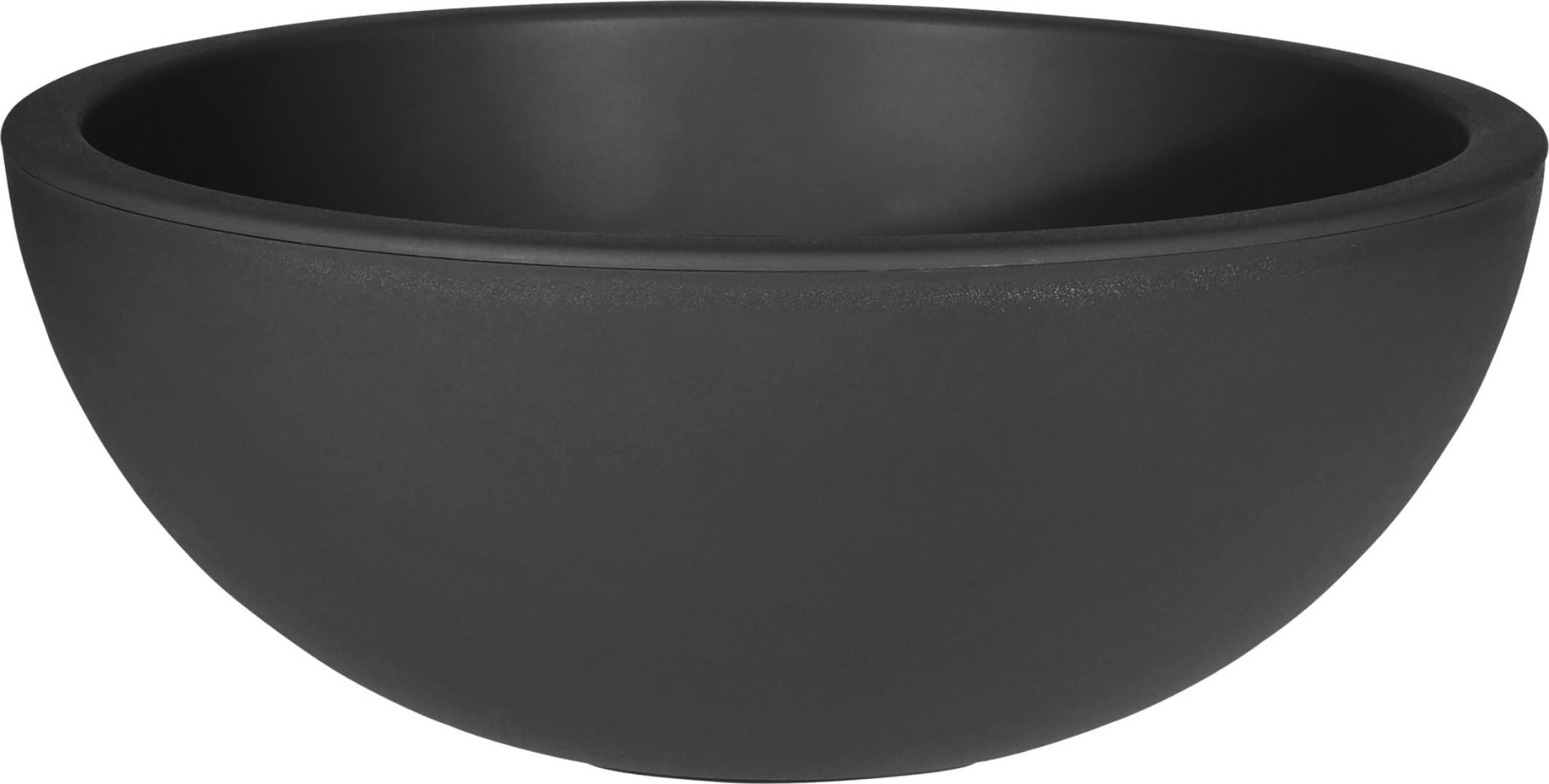 Fioriera XXL 58 cm - ROUND - antracite Fioriere a ciotola