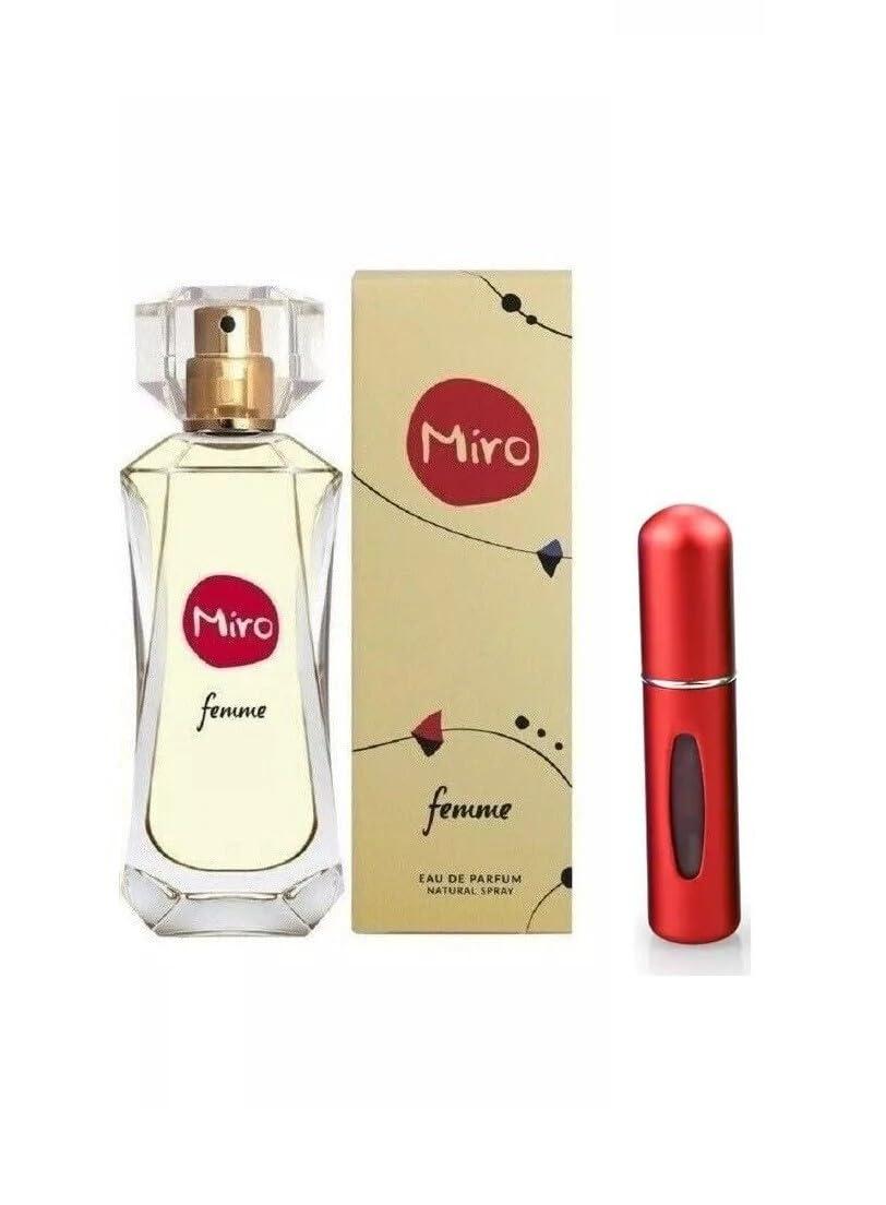 Maxim Markenprodukte GmbH MIRO FEMME Eau de Parfum Spray 50 ml + 1 eleganter Taschenzerstäuber