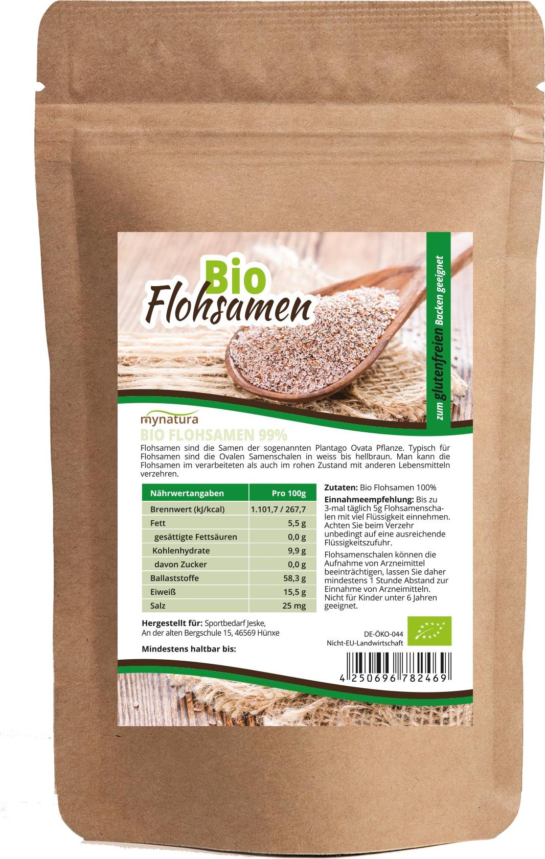My natura Flohsamen von Mynatura – hochwertige Ballaststoffquelle für natürliche Ernährung und glutenfreies Backen 5x1Kg M7-8SXM-TEMJ