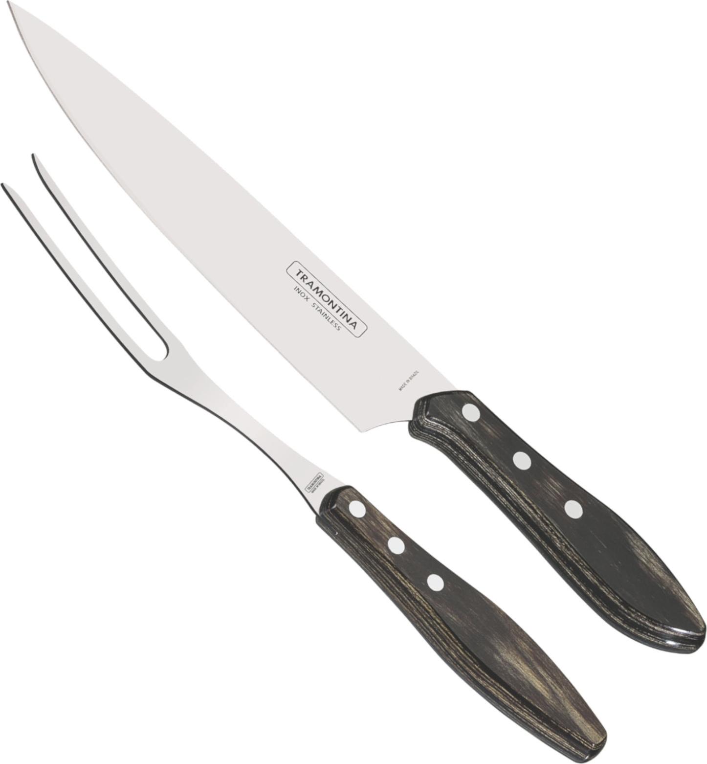 Tramontina Churrasco Edelstahl Steakbesteck Set 2 el. 50467