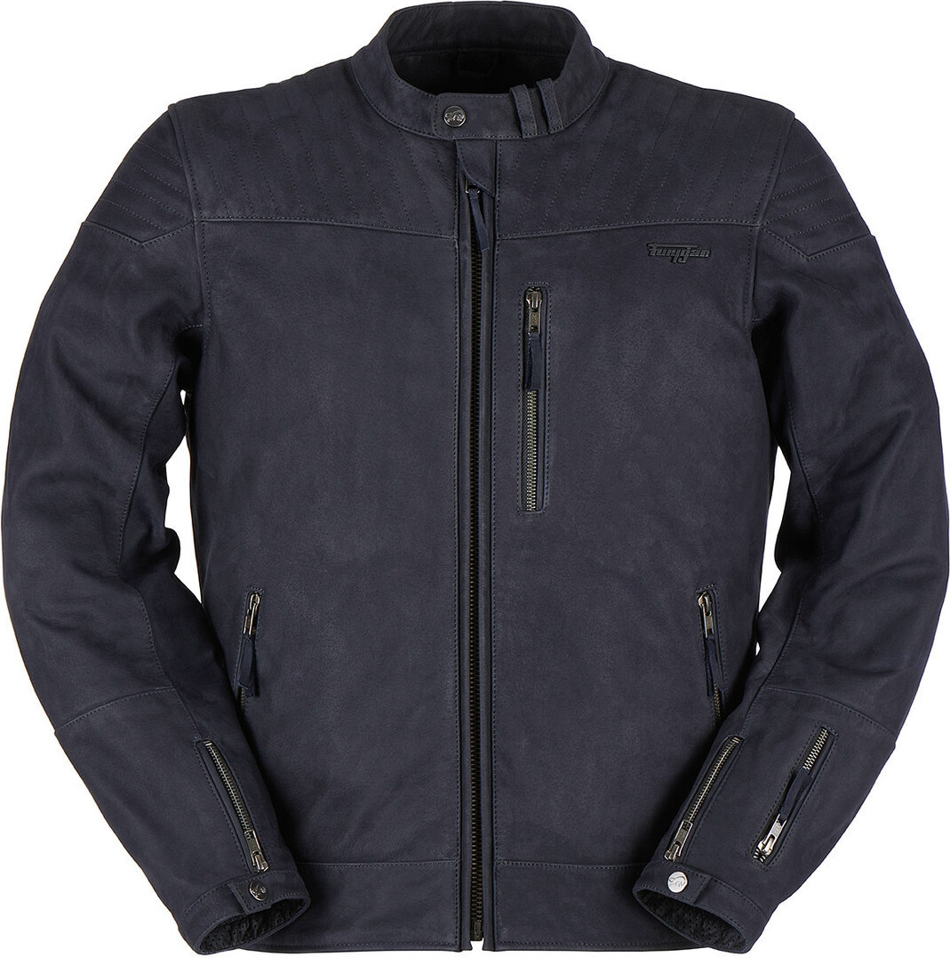 Furygan Clint Evo Motorrad Lederjacke, blau, 2XL 65027-XXL-500