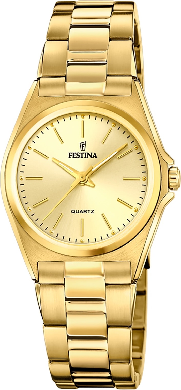 Festina dámske náramkové hodinky z nehrdzavejúcej ocele zlaté Casual D2UF20557/3