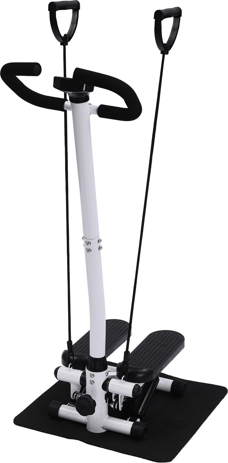 OEM Fitness-Stepper, höhenverstellbar, Echtzeitüberwachung,Schwarz 4634