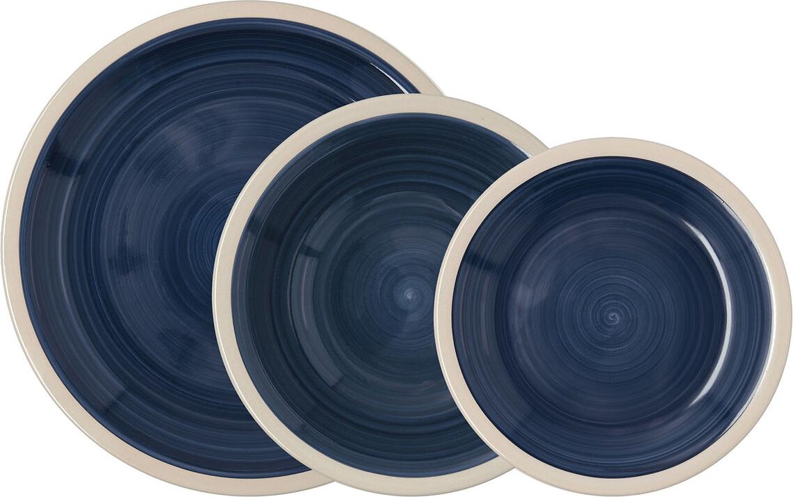 Geschirr Quid Baltic Blau aus Keramik 18 Stücke