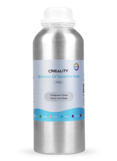 Creality LCD Dental Cast Resin - Transparent Green - 1kg N-10256
