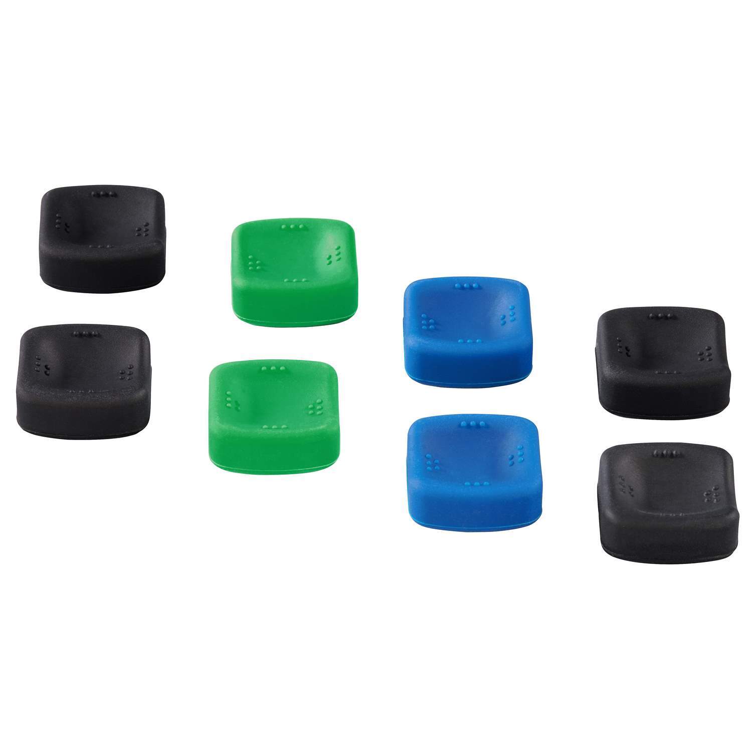 Sada štvorcových prepínateľných tlačidiel HAMA 8 v 1 pre PS4/Xbox One čierna/zelená/modrá