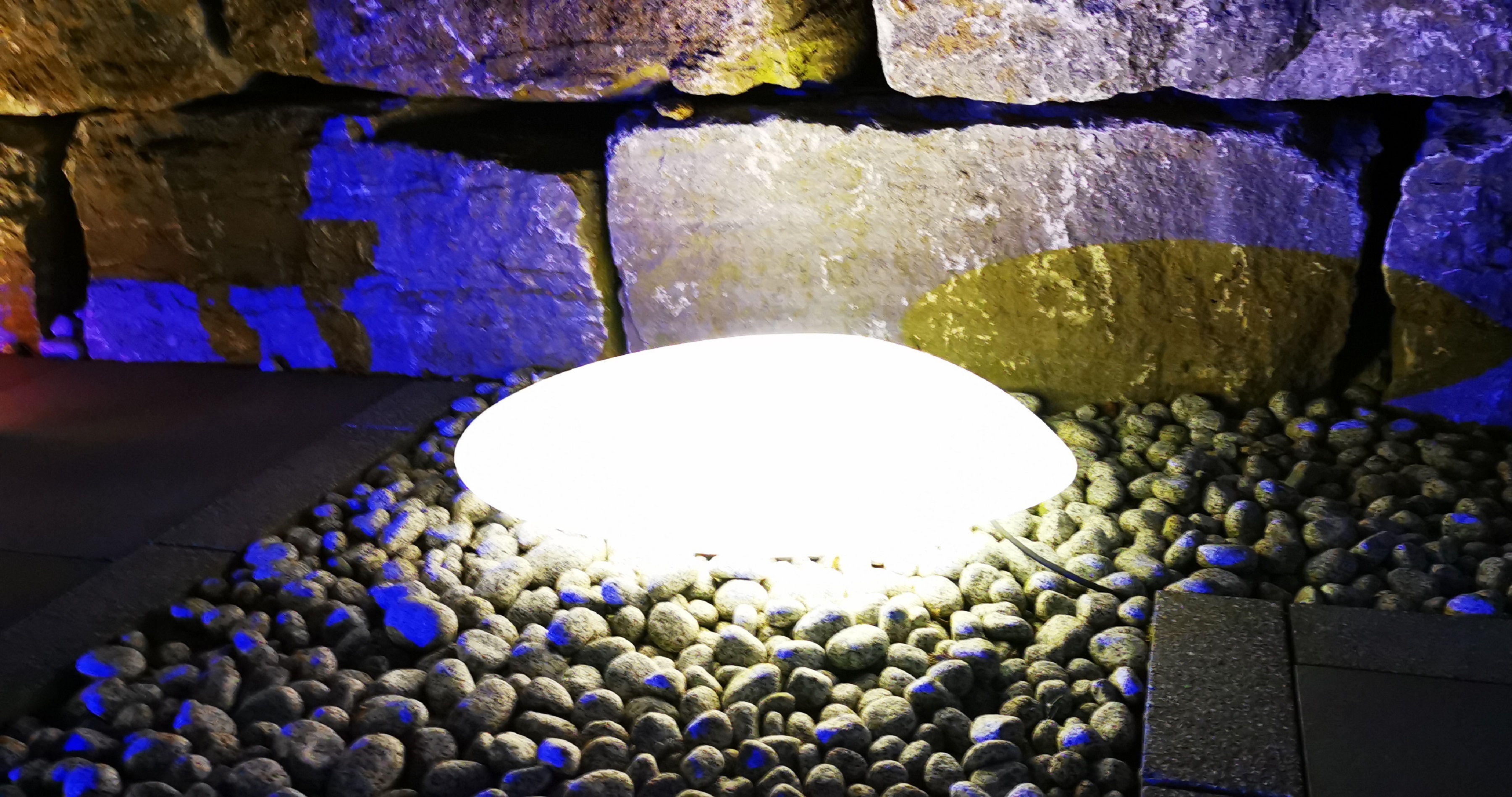 Trango Gartenstein oval in Naturstein-Optik 6040G