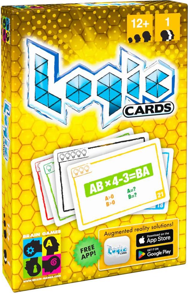 Brain Games Logic Cards Yellow – Logikkarten für Erwachsene