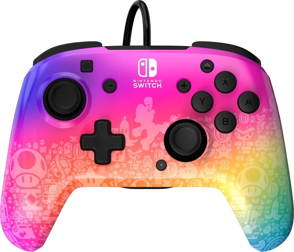 PDP Rematch - Game Pad - káblový - Star Spectrum REMATCH - pre Nintendo Switch, Nintendo Switch OLED