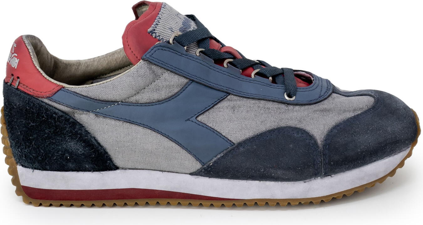 DIADORA HERITAGE Topánky pánske kožené modré GR78228 - veľkosť: 40