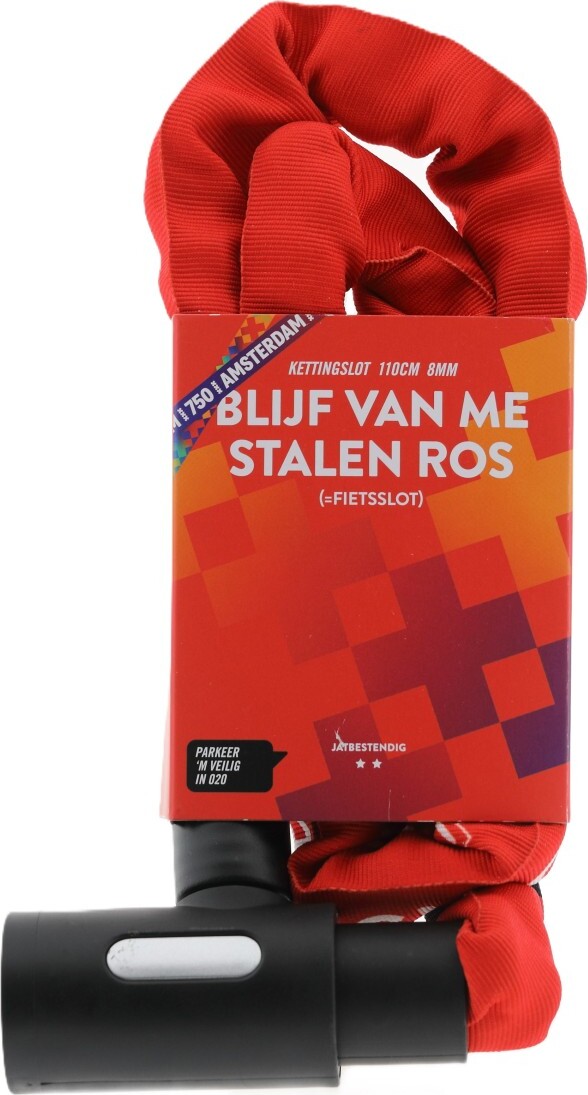 Mad Multimedia Python-Schloss Amsterdam 750 Kettenschloss rot