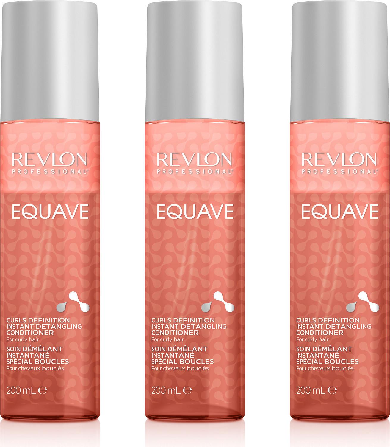 Revlon Equave Curls Definition Professional Bi Phase Detangling Conditioner 3x200 ml B03451
