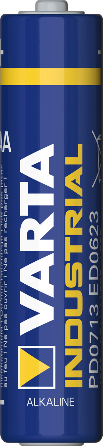 VARTA LR03 AAA Industrial Alkaline Batterie Hochleistungsbatterie 1,5V 1300mAh Profi Industriegeräte Micro R03 LR3 AM4 Hochenergie 4003211501
