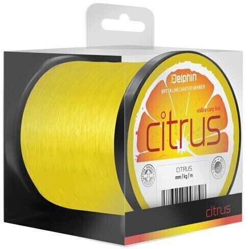 Delphin Citrus Yellow 0,25 mm 600 m 11 lbs Angelleine 101001324