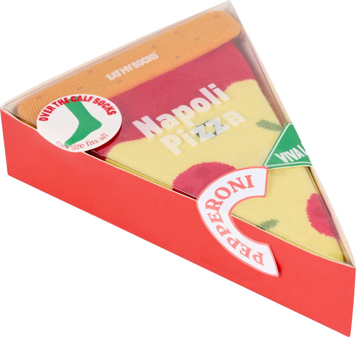 Eat My Socks Socken mit Napoli-Pizza-Muster EMSNOCPINA