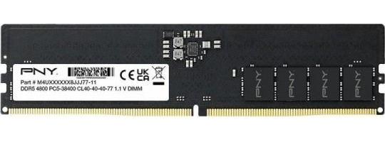 PNY DDR5-RAM MD16GSD54800-BLK bulk - - DDR5 - 16 GB - DDR5
