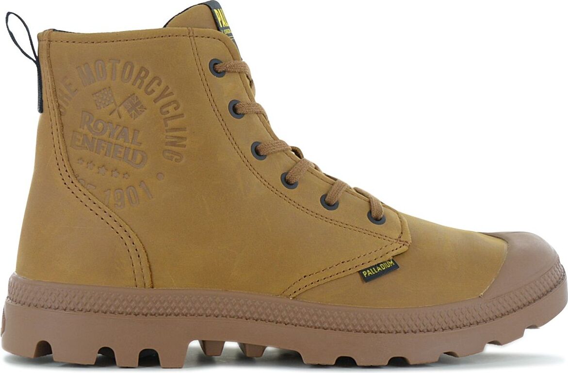 PALLADIUM Pampa Continental Leather - Pánske topánky Kožené topánky Brown 74373-203-M , veľkosť: EU 44.5 UK 10