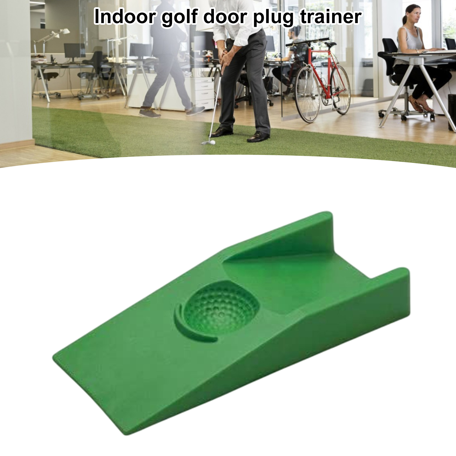 Stuttg Golftür Stopper hohe Haltbarkeit Hochleistungsklang Smooth Edge Burr lange anhaltende Zug Golffähigkeiten Plastik Plastik Innen Golf-Trainingstür Stopper Haushaltsvorräte 3259366@Stuttg