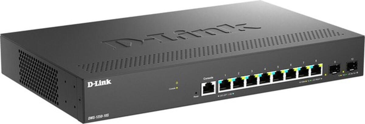 Prepínač D-Link DMS-1250-10S/E
