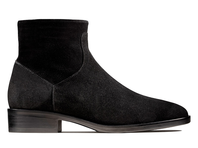 CLARKS Dámske kožené čižmy Pure Rosa black na zips CLARKS Dámske kožené čižmy Pure Rosa black na zips 37