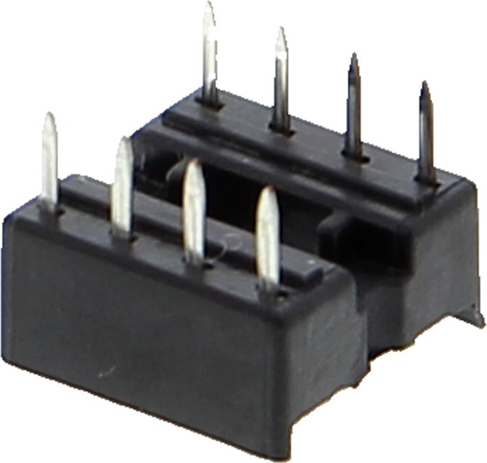 Funduino IC-Sockel, DIP-Buchse mit doppelten Federkontakten - 6P bis 24P, 7.62mm Reihenabstand Kontakte: 8 Kontakte
