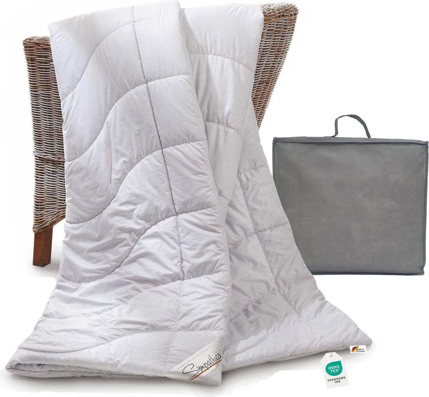 GARANTA Kamelhaar Bettdecke 100% Kamelhaar Kamelhaardecke Duo warm 135x200 30°