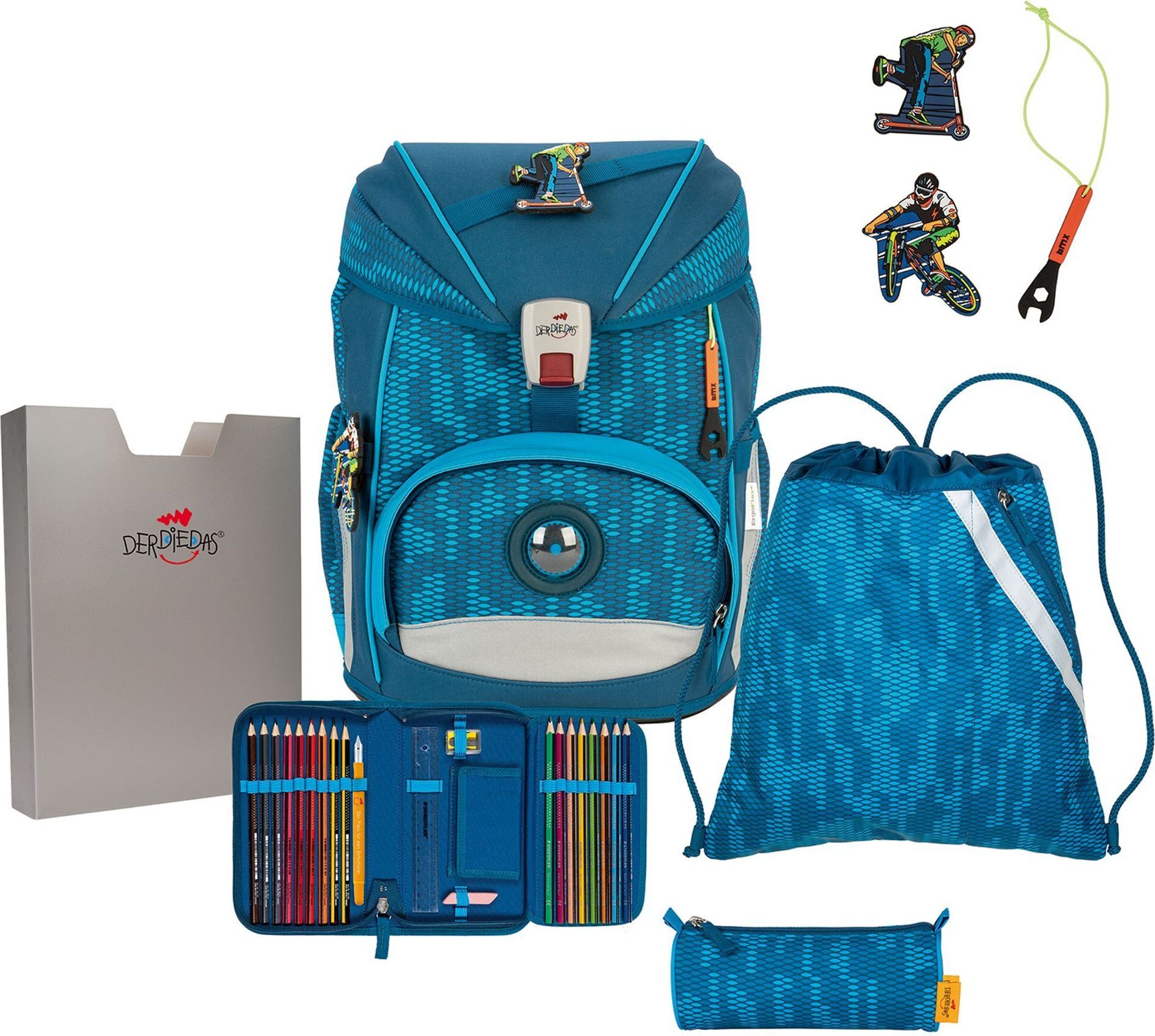 DerDieDas Schulrucksack Set 5-TLG. Ergoflex Trendsport 2023 8505164