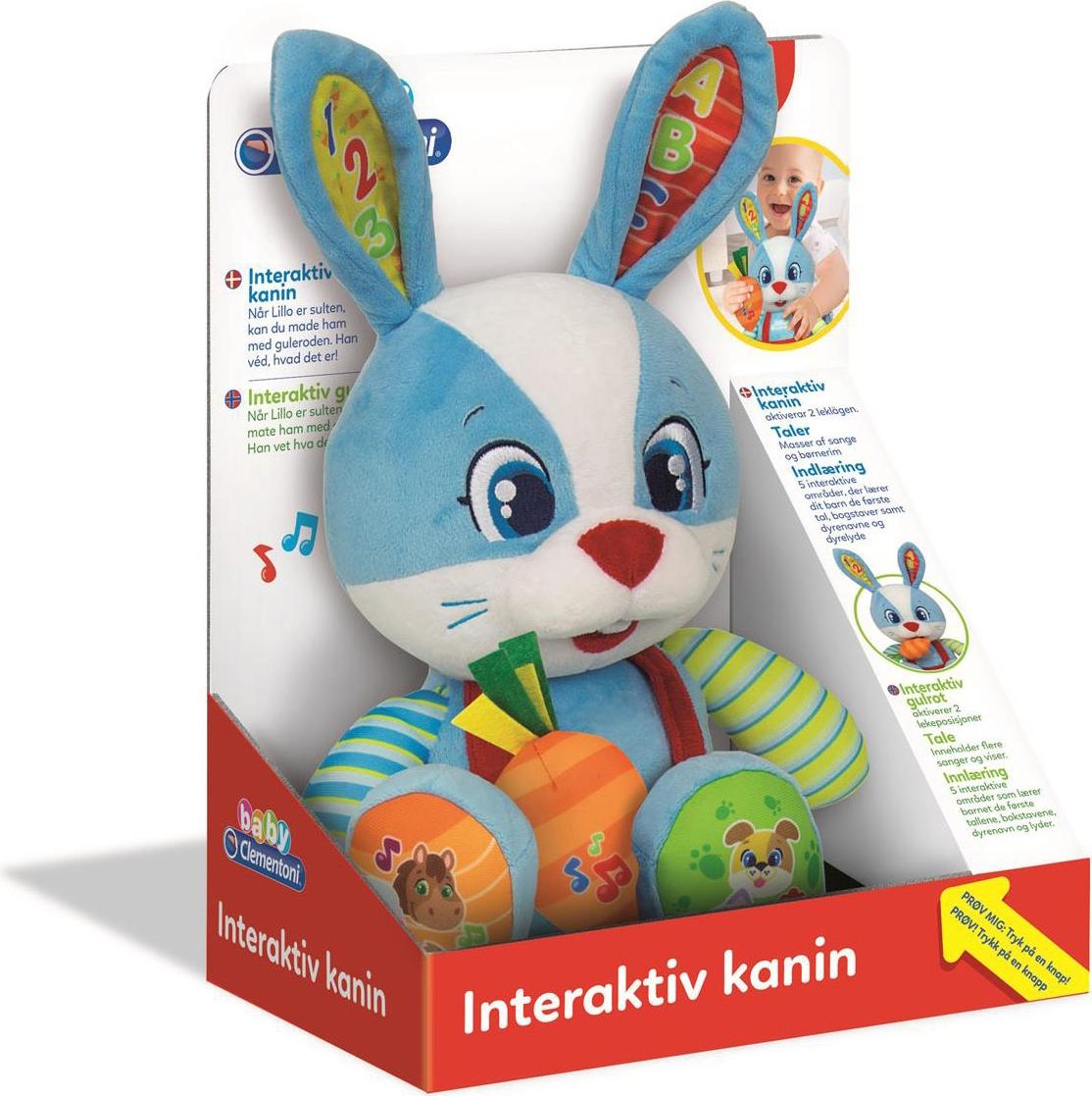 JTI GmbH Interaktives Kaninchen-Plüschtier (DK-NO-SE-FI)