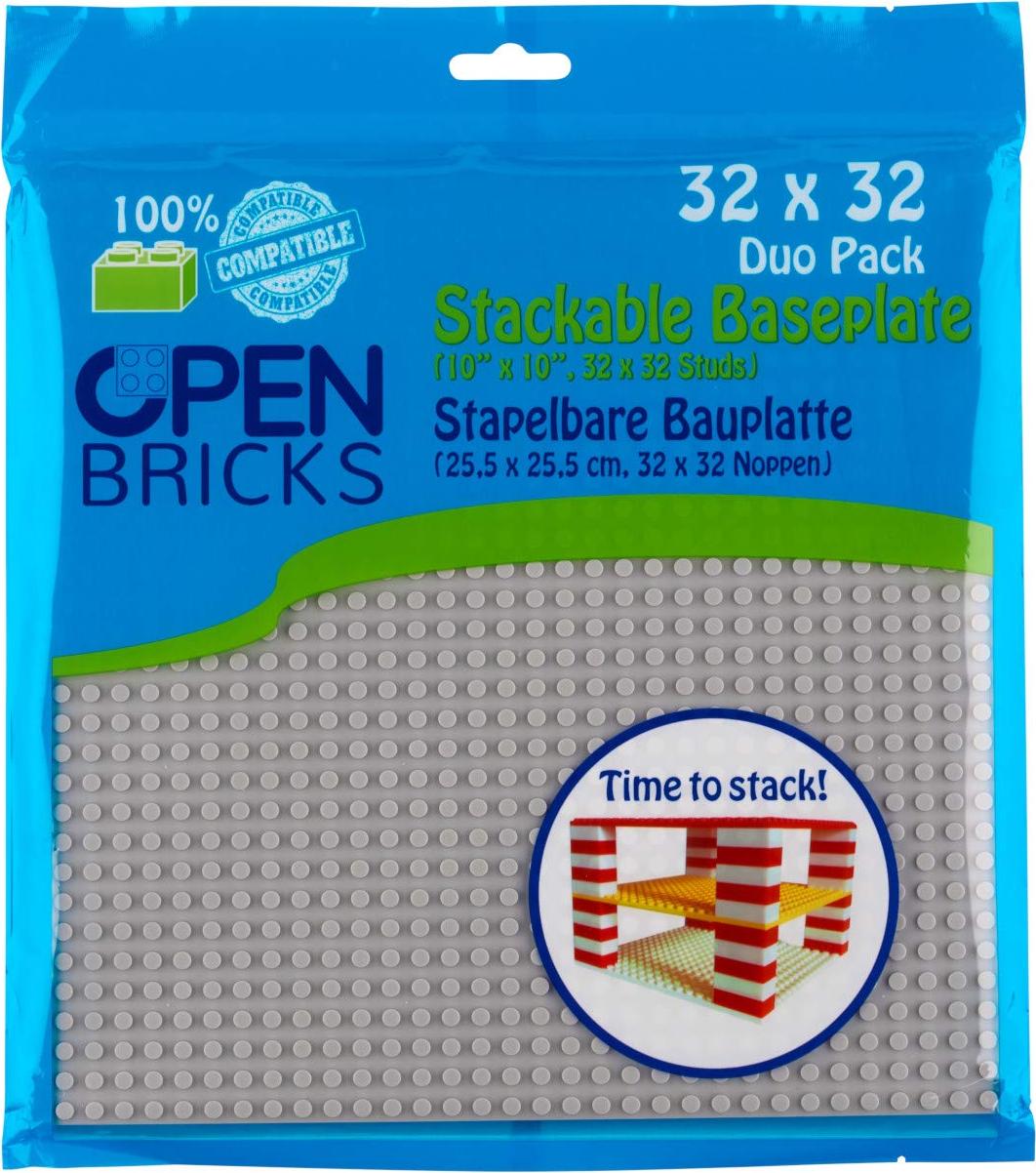 Abanico Open Bricks Baseplatte 32x32 light grey 0 STK OB-P32GY2