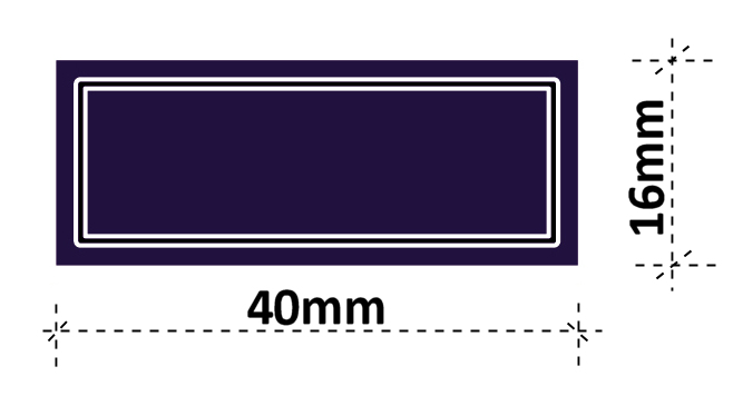 LYSCO® 10 Stück Gewürzaufkleber Hafermehl 40x16mm Gewürzetiketten Sticker Lebensmittel (Auf-G102)