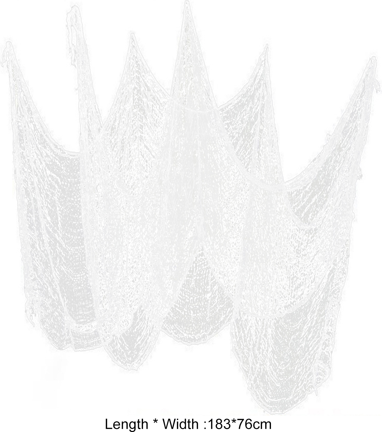 Stuttg Halloween gruseliges Tuch, Halloween-Dekoration, gruseliger gruseliger Stoff, Gaze, DIY-Requisite, Spukhaus-Zubehör 4209995