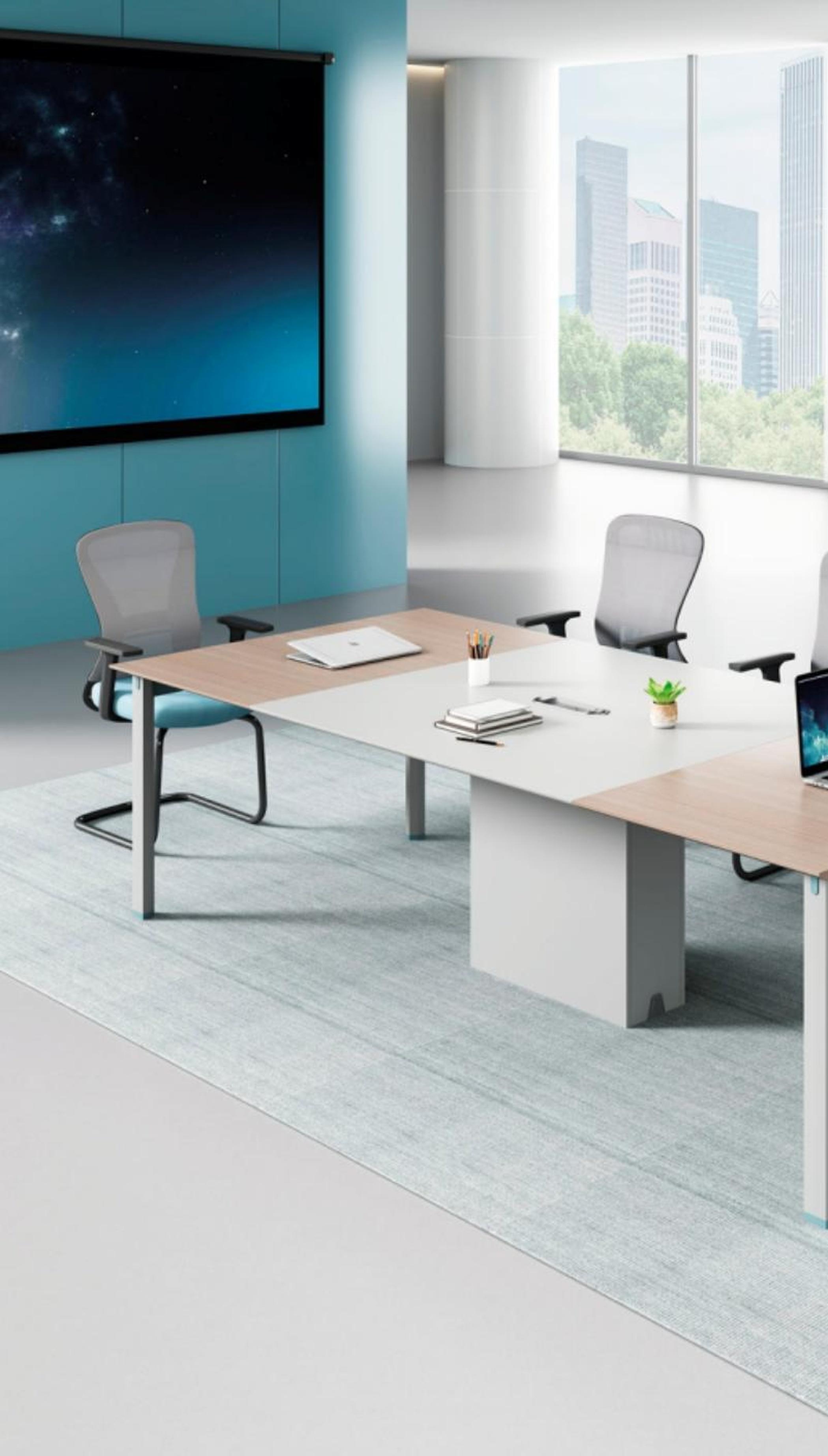 Xl Moebel Gmbh Büro Einrichtung Konferenztisch Meeting Table mit Regal Komplette Einrichtung