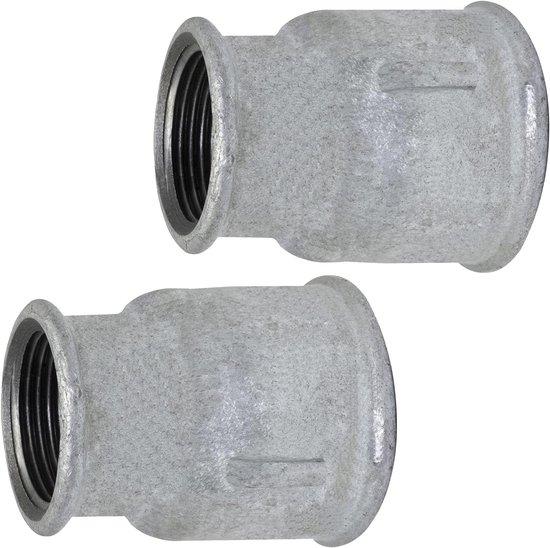 OEM Verloopstuk vrouwelijk/vrouwelijk 1/2'' x 3/8'' für Sanitärheizung - gusseiserne Gewindeanschluss. 2026