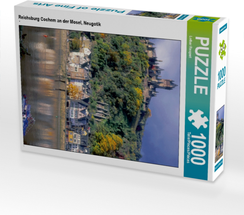 Calvendo Reichsburg Cochem an der Mosel, Neugotik 1000 Teile Puzzle hoch 480x640mm, Reupert Lothar; 7339254