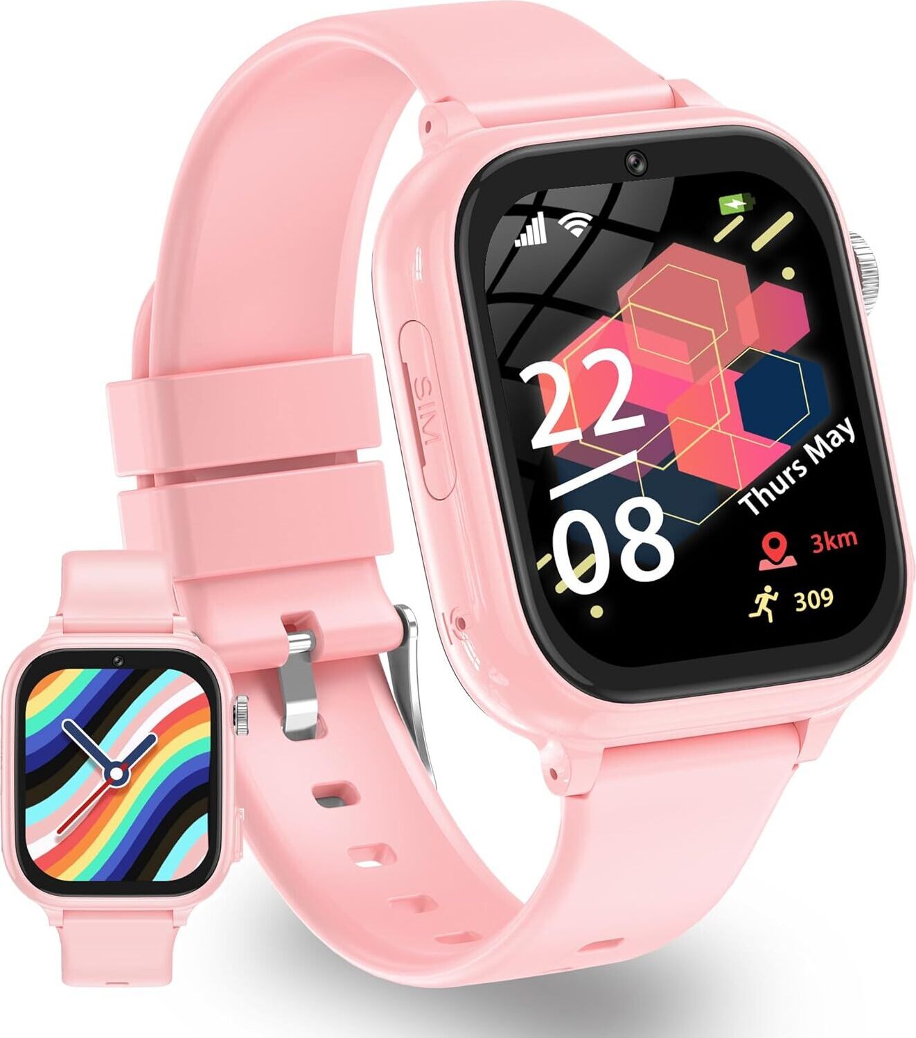 Moikmlih mit GPS, Video & Telefonanrufen, SOS, SMS, Face ID, App-Store, mehrere Hintergrundbilder, WLAN, mit Echtzeit-Standortbestimmung& Schulmodus