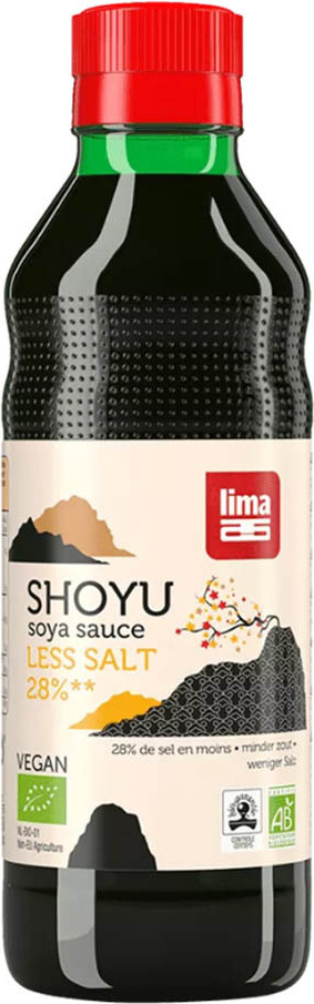 LIMA FOOD Shoyu - 28% weniger Salz 250ml 2er Pack
