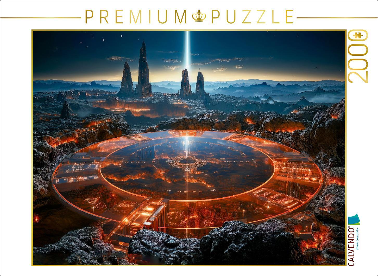 CALVENDO Puzzle Aufsehenerregende Glasglocke behütet das Leben | 2000 Teile Lege-Größe 90x67cm Foto-Puzzle für glückliche Stunden
