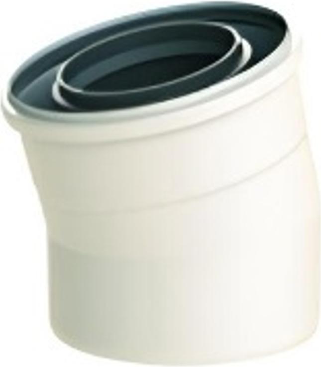 Abgaskondensator Almeva LIL-Bogen DN60/100 15° LPBL15 333639